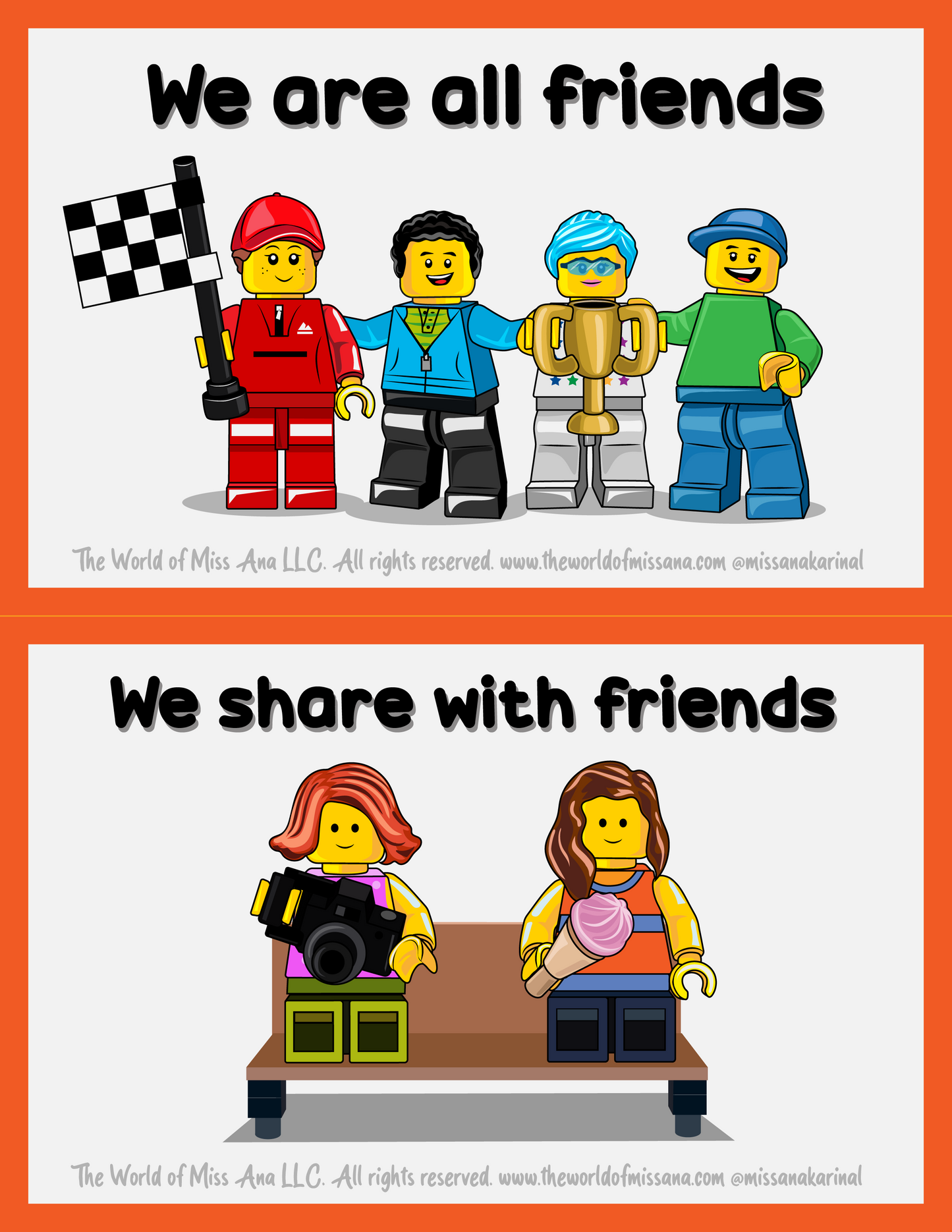 PRINTABLE Class Rules inspired by LEGO® minifigures