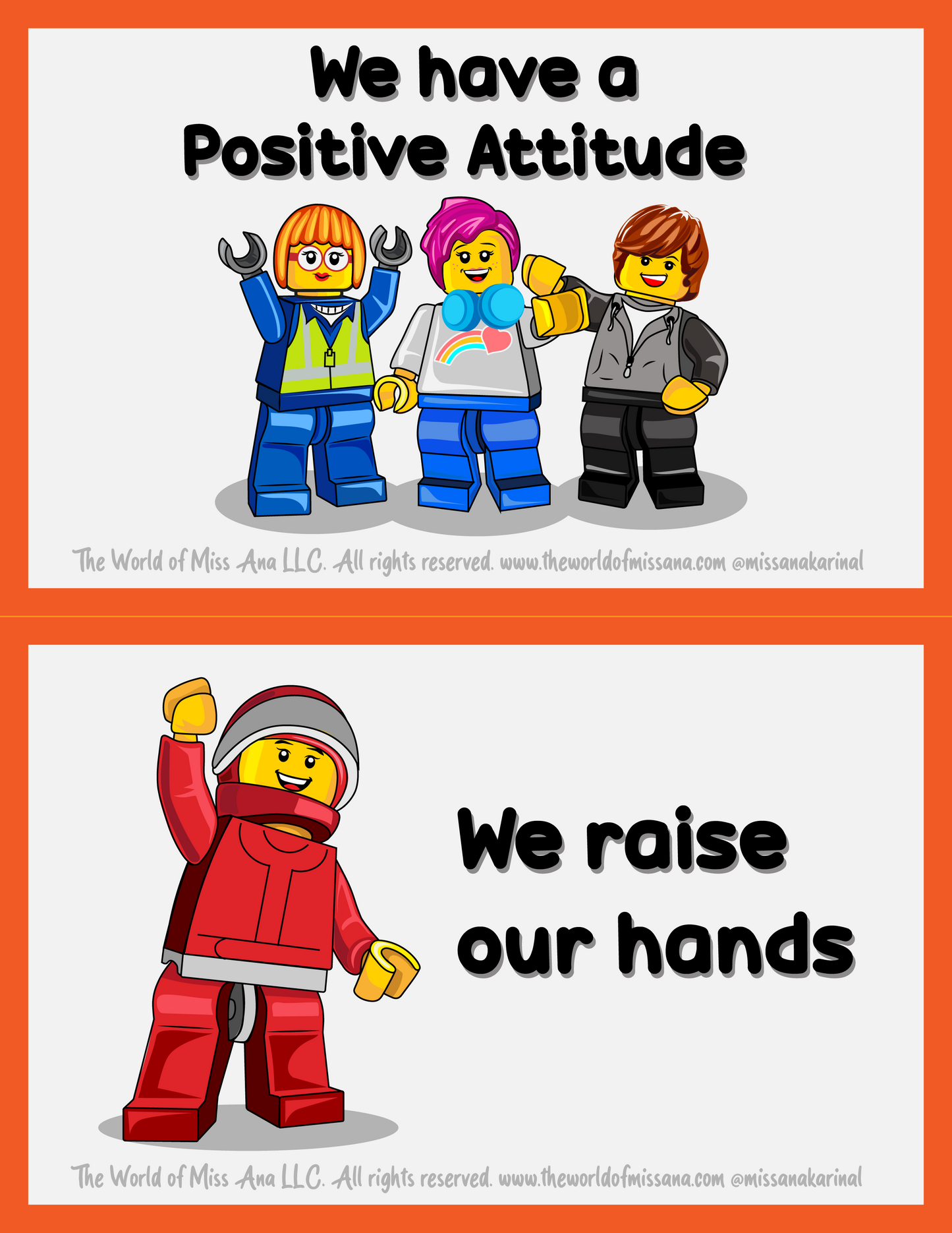 PRINTABLE Class Rules inspired by LEGO® minifigures